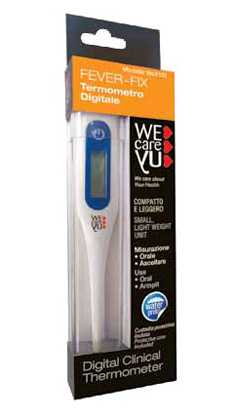 TERMOMETRO DIGITALE RIGIDO WECAREYU FEVER FIX 1 PEZZO - Farmaciapacini.it