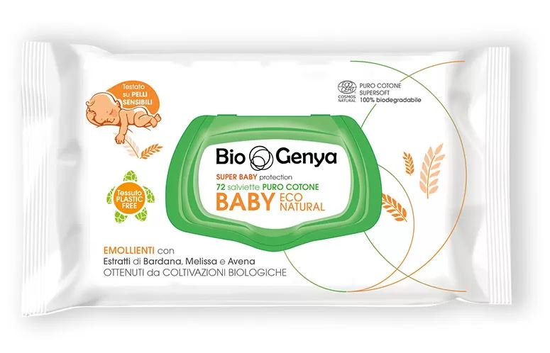 BIOGENYA ECO NATURAL BABY COTONE 72 PEZZI - Farmaciapacini.it