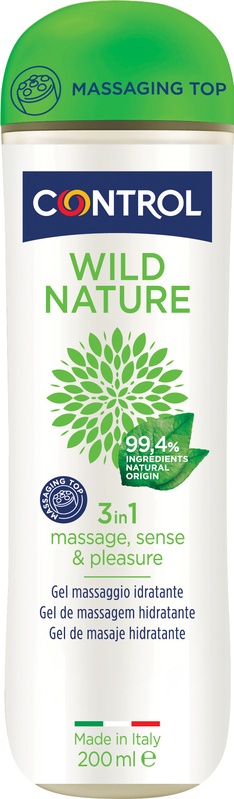 CONTROL WILD NATURE MASSAGE GEL MASSAGGIO 3 IN 1 200 ML - Farmaciapacini.it