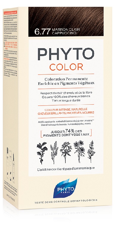PHYTOCOLOR 6.77 MARR CHIA CAPP 1 LATTE + 1 CREMA + 1 MASCHERA + 1 PAIO DI GUANTI - Farmaciapacini.it