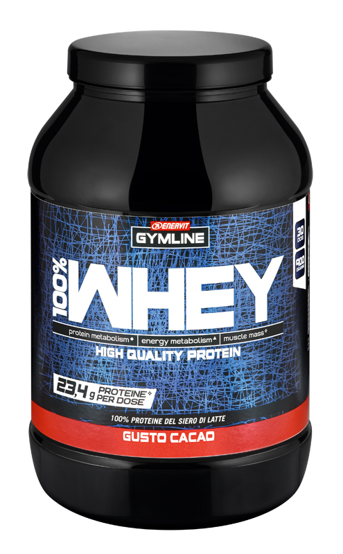 GYMLINE 100% WHEY CONCENTRATE CACAO 900 G - Farmaciapacini.it