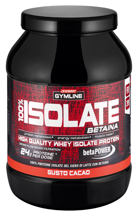 GYMLINE 100% WHEY ISOLATE CACAO 900 G - Farmaciapacini.it