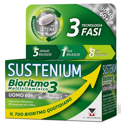 SUSTENIUM BIORITMO3 UOMO 60+ 30 COMPRESSE - Farmaciapacini.it
