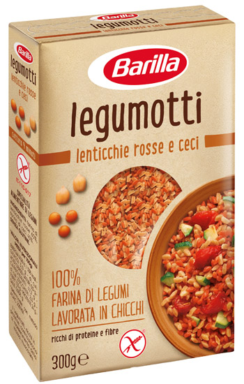 BARILLA LEGUMOTTI LENTICCHIE ROSSE E CECI 300 G - Farmaciapacini.it