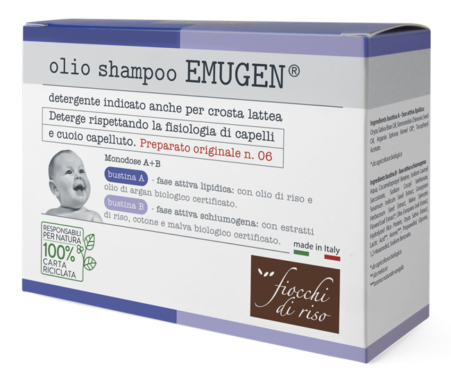 FIOCCHI DI RISO EMUGEN OLIO SHAMPOO ULTRADELICATO 45 ML - Farmaciapacini.it