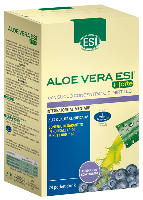 ESI ALOE VERA SUCCO + FORTE MIRTILLO 24 POCKET DRINK - Farmaciapacini.it