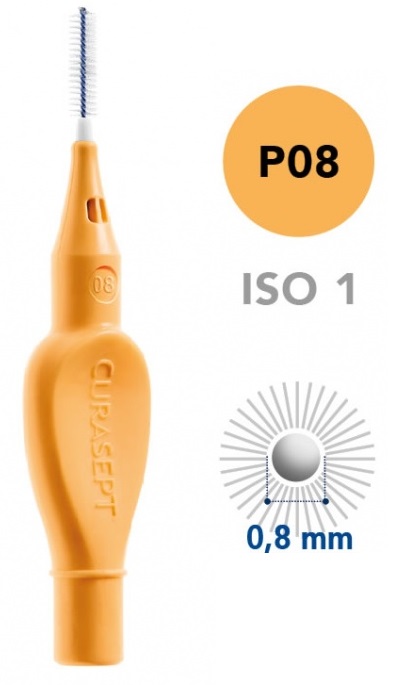 CURASEPT PROXI P08 ARANCIO CHIARO/TANGERINO 5 PEZZI - Farmaciapacini.it