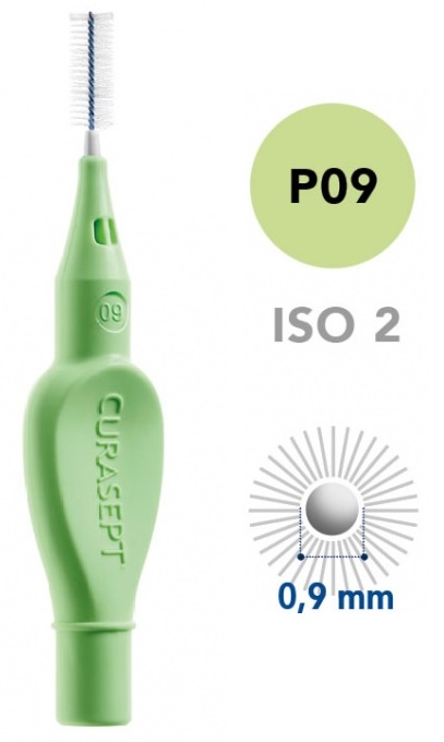 CURASEPT PROXI P09 VERDE CHIARO/LIGHT GREEN 5 PEZZI - Farmaciapacini.it