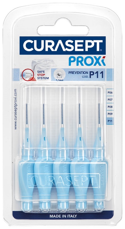 CURASEPT PROXI P11 AZZURRO/LIGHT BLUE 5 PEZZI - Farmaciapacini.it
