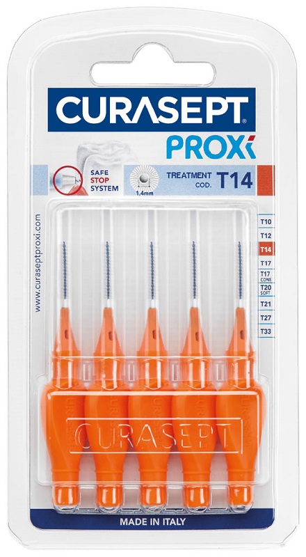 CURASEPT PROXI T14 ARANCIO/ORANGE 5 PEZZI - Farmaciapacini.it