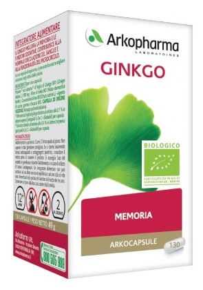 ARKO CAPSULE GINKGO BIO 130 CAPSULE - Farmaciapacini.it
