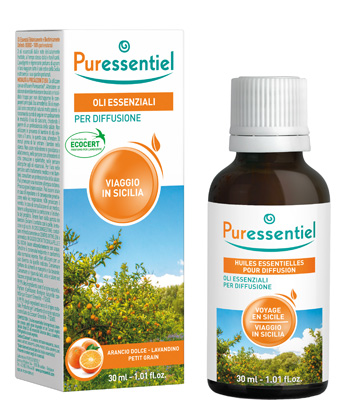 PURESSENTIEL MISCELA DIFFUSIONE VIAGGIO SICILIA 30 ML - Farmaciapacini.it