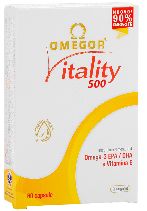 OMEGOR VITALITY 500 60 CAPSULE - Farmaciapacini.it