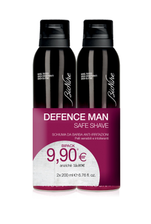 DEFENCE MAN BIPACK SCHIUMA BARBA 2 X 200 ML - Farmaciapacini.it