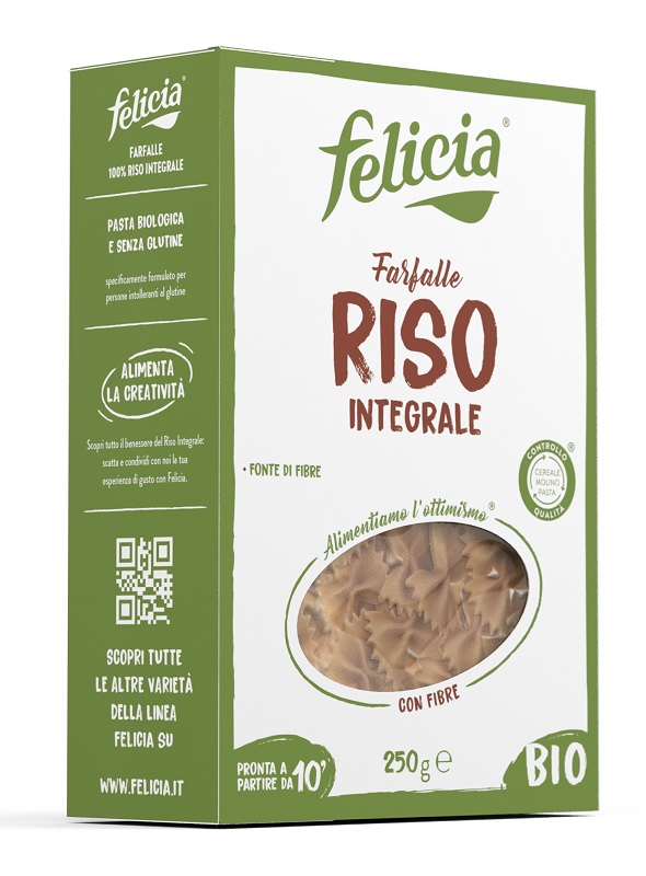 FELICIA FARFALLE RISO INTEGRALE 250 G - Farmaciapacini.it