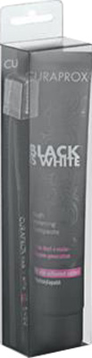 CURAPROX BLACK IS WHITE DENTIFRICI SBIANCANTI 1 DENTIFRICIO DA 90ML + 1 SPAZZOLINO - Farmaciapacini.it