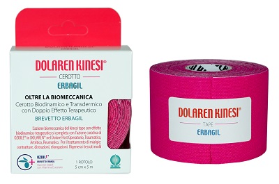 DOLAREN KINESI EMULGEL CEROTTO TERAPEUTICO FUCSIA CM 5X5 M IN ROTOLO - Farmaciapacini.it