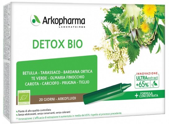 ARKOFLUIDI ULTRA SUONI DETOX BIO 20 FIALE - Farmaciapacini.it
