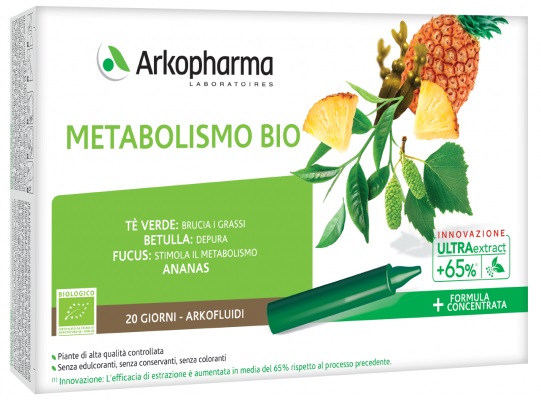 ARKOFLUIDI ULTRA SUONI METABOLISMO BIO 20 FIALE - Farmaciapacini.it