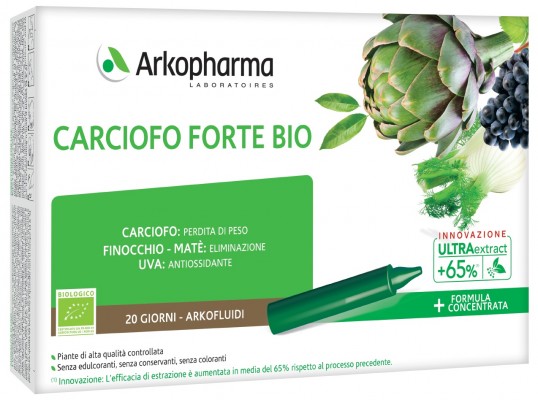 ARKOFLUIDI ULTRA SUONI CARCIOFO FORTE BIO 20 FIALE - Farmaciapacini.it