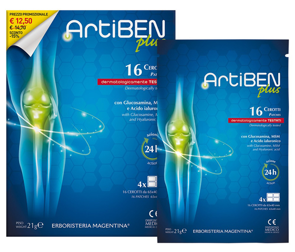 ARTIBEN PLUS CEROTTO 16 PEZZI - Farmaciapacini.it