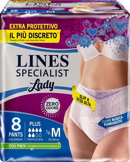 LINES SPECIALIST PANTS PLUS M FARMA 8 PEZZI - Farmaciapacini.it