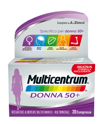 MULTICENTRUM DONNA 50+ 60 COMPRESSE - Farmaciapacini.it