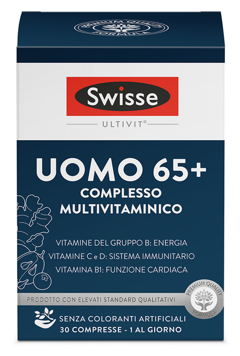 SWISSE UOMO 65+ COMPLESSO MULTIVITAMINICO 30 COMPRESSE - Farmaciapacini.it