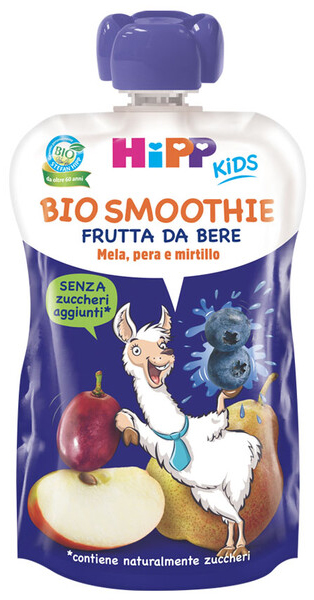 HIPP BIO SMOOTHIES MELA/PERA/MIRTILLO 120 ML - Farmaciapacini.it