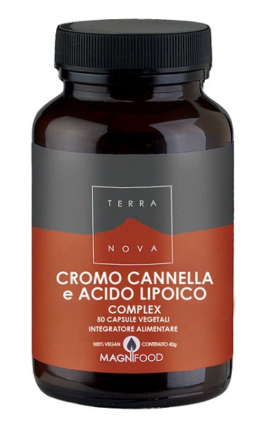 TERRANOVA CROMO/CANNELLA/ACIDO LIPOICO COMPLEX 50 CAPSULE - Farmaciapacini.it