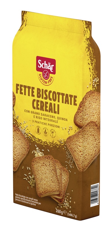 SCHAR FETTE BISCOTTATE AI CEREALI 260 G - Farmaciapacini.it