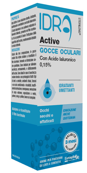 GOCCE OCULARI STERILENS IDRA ACTIVE 10 ML CON ACIDO IALURONICO 0,15% - Farmaciapacini.it