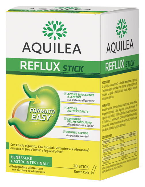 AQUILEA REFLUX 20 STICK MONODOSE - Farmaciapacini.it