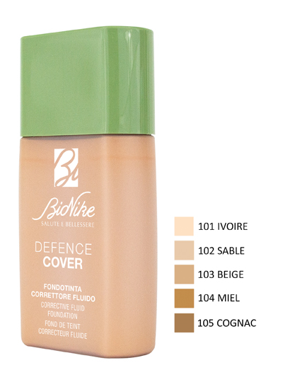 DEFENCE COVER FONDOTINTA CORRETTORE FLUIDO 104 40 ML - Farmaciapacini.it