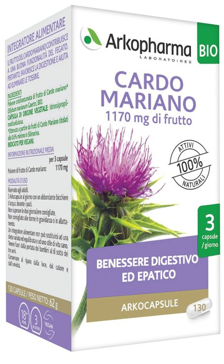 ARKO CAPSULE CARDO MARIANO 130 CAPSULE - Farmaciapacini.it