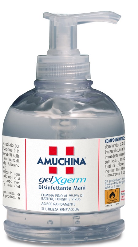 AMUCHINA GEL X-GERM DISINFETTANTE MANI 250 ML   - Farmaciapacini.it