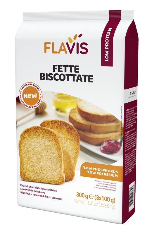 FLAVIS FETTE BISCOTTATE APROTEICHE 300 G - Farmaciapacini.it