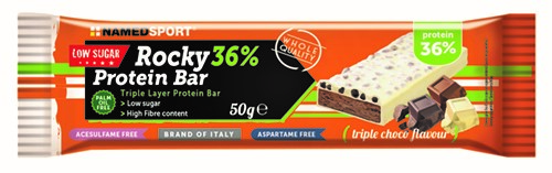 ROCKY 36% PROTEIN BAR TRIPLE CHOCO BARRETTA 50 G - Farmaciapacini.it