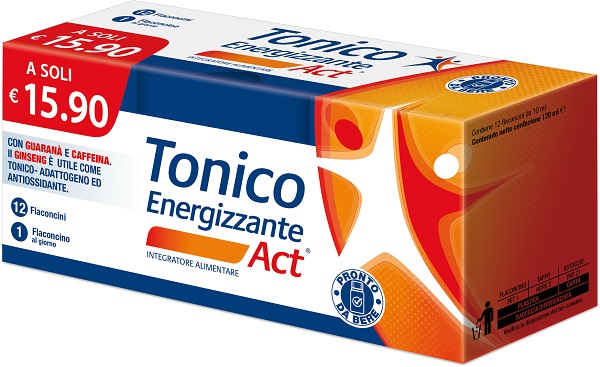 TONICO ENERGIZZANTE ACT 12 FLACONCINI 10 ML - Farmaciapacini.it