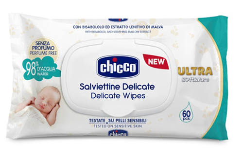 CHICCO COSMETICO SALVIETTE 60 PEZZI NO PROFUNO - Farmaciapacini.it