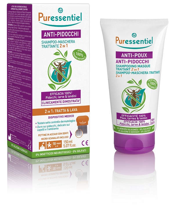 PURESSENTIEL SHAMPOO TRATTANTE ANTI-PIDOCCHI 150 ML - Farmaciapacini.it