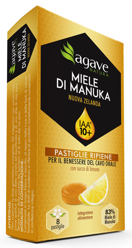 AGAVE NATURA MANUKA IAA 10+ E LIMONE 8 PASTIGLIE 20 G - Farmaciapacini.it