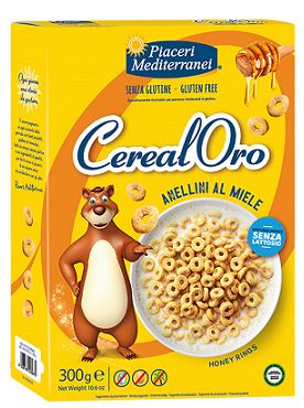 PIACERI MEDITERRANEI CEREALORO ANELLINI MIELE 300 G - Farmaciapacini.it