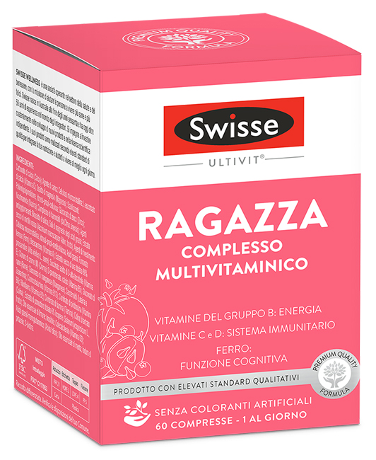 SWISSE MULTIVITAMINICO RAGAZZA 60 COMPRESSE - Farmaciapacini.it