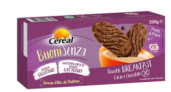 CEREAL BUONI SENZA BISCOTTI BREAKFAST CACAO E CIOCCOLATO 200 G - Farmaciapacini.it