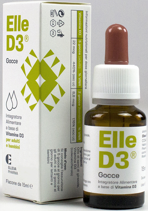 ELLE D3 GOCCE 15 ML - Farmaciapacini.it