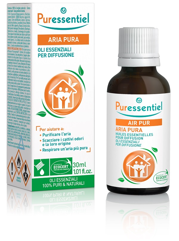 PURESSENTIEL MISCELA PER DIFFUSIONE ARIA PURA CERTIFICATA ECOCERT 30 ML - Farmaciapacini.it