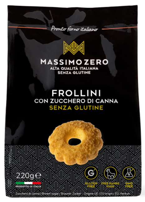 MASSIMO ZERO FROLLINI ZUCCHERO DI CANNA 220 G - Farmaciapacini.it