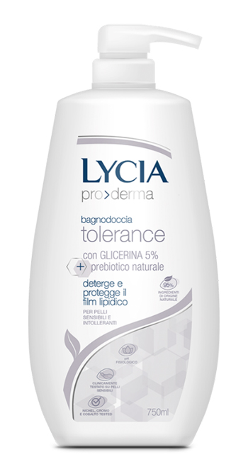 LYCIA PRODERMA BAGNODOCCIA TOLERANCE 750 ML - Farmaciapacini.it