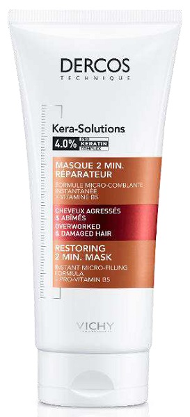DERCOS TECHNIQUE KERASOL MASCHERA RIPARATRICE 2 MIN 200 ML - Farmaciapacini.it